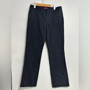 Y2K Dickies Black Pinstripe Work Pants